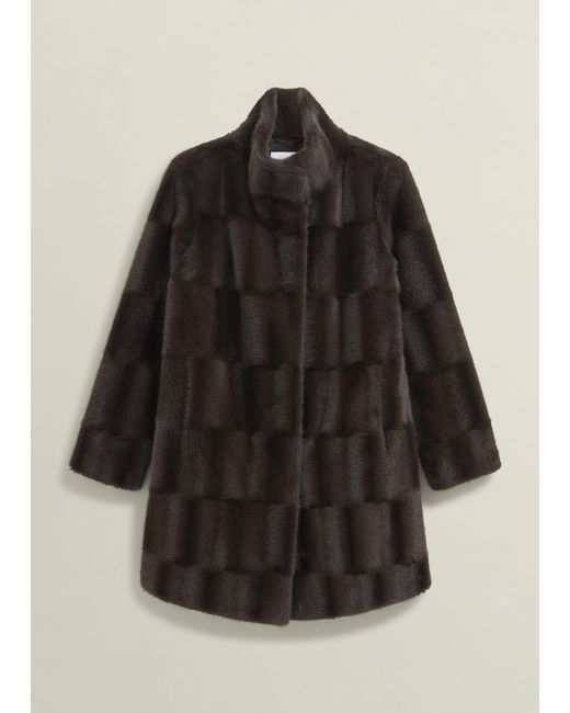 Hobbs Multicolor Rosanne Faux Fur Coat