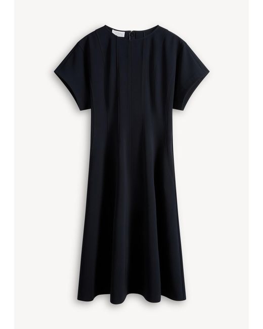 Hobbs Blue Petite Melina Seam Detail Dress