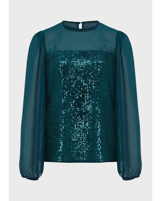 Hobbs Green Zariah Sequin Top