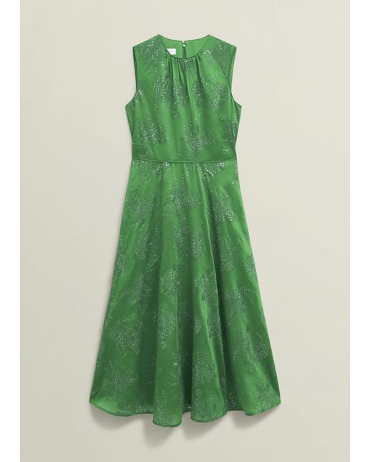 Hobbs Green Rachel Embroidered Dress