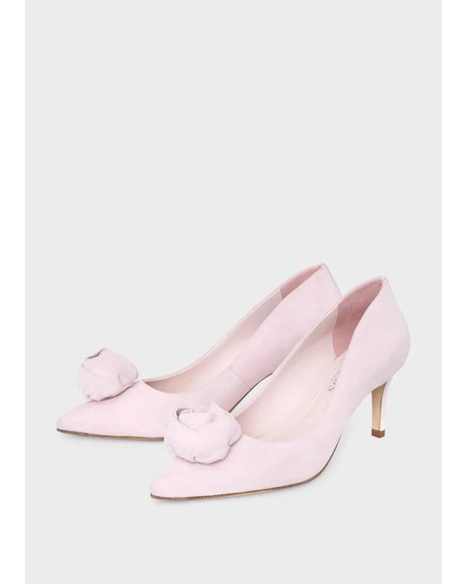 Hobbs Pink Maisie Court Shoes