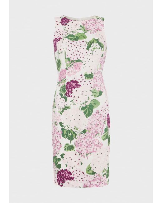 Hobbs White Fiona Floral Dress