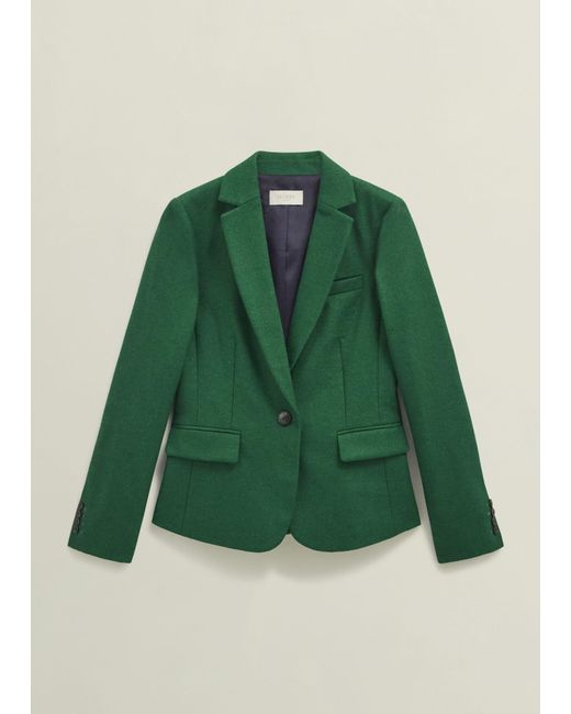 Hobbs Green Blake Wool Jacket