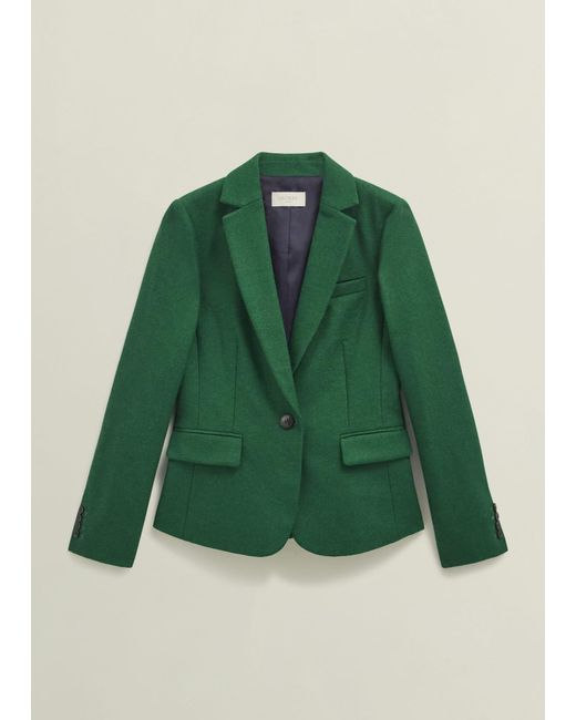 Hobbs Green Blake Wool Jacket
