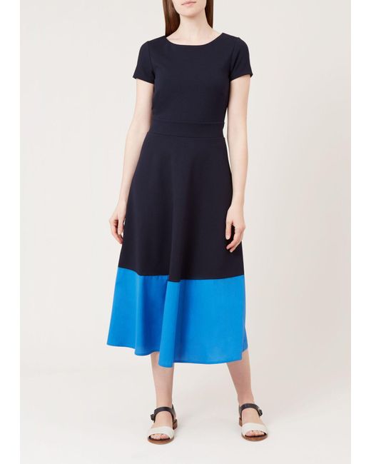 hobbs navy carly dress
