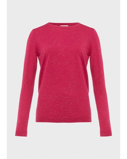 Hobbs Red Penny Sparkle Jumper