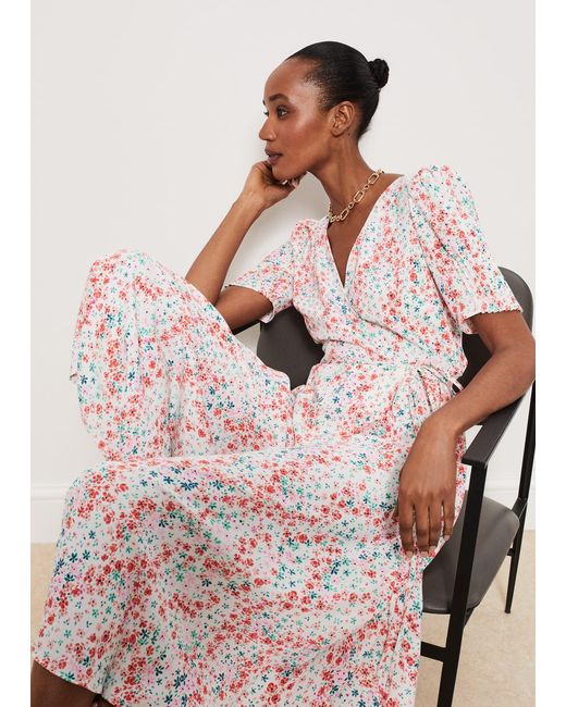 Hobbs Pink Bertie Dress