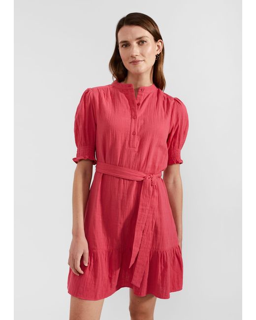 Hobbs Red Iza Dress