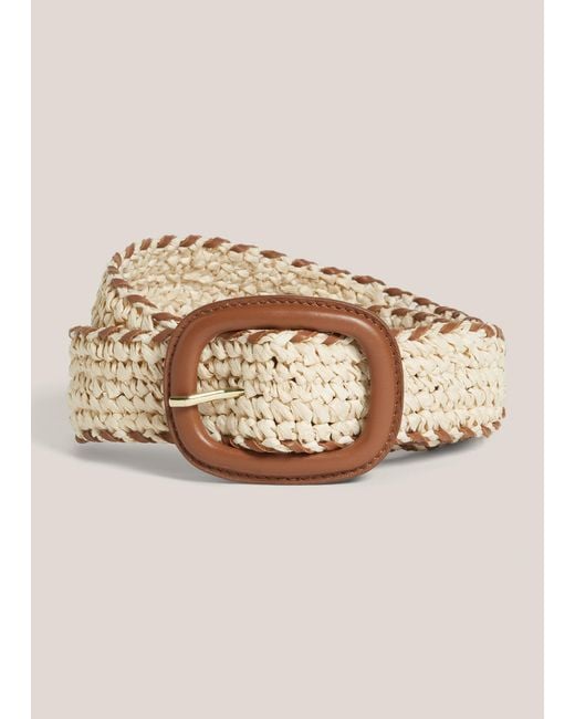 Hobbs Natural Abbie Raffia Belt