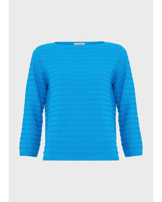 Hobbs Blue Nellie Cotton Jumper