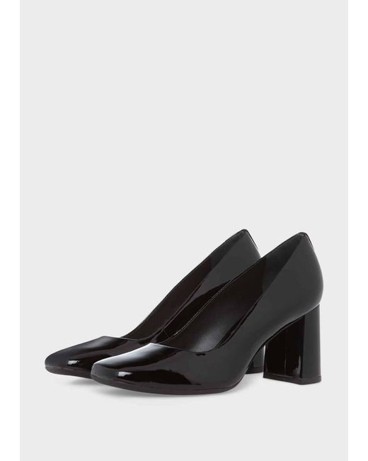 Hobbs Black Tate Court Shoes