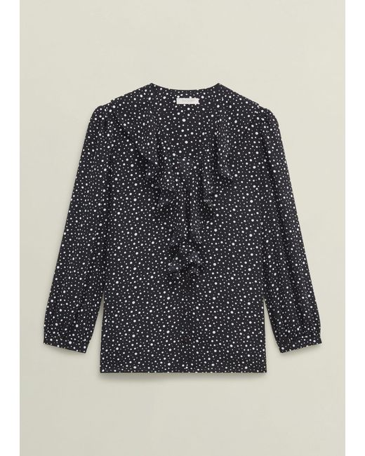 Hobbs Blue May Blouse