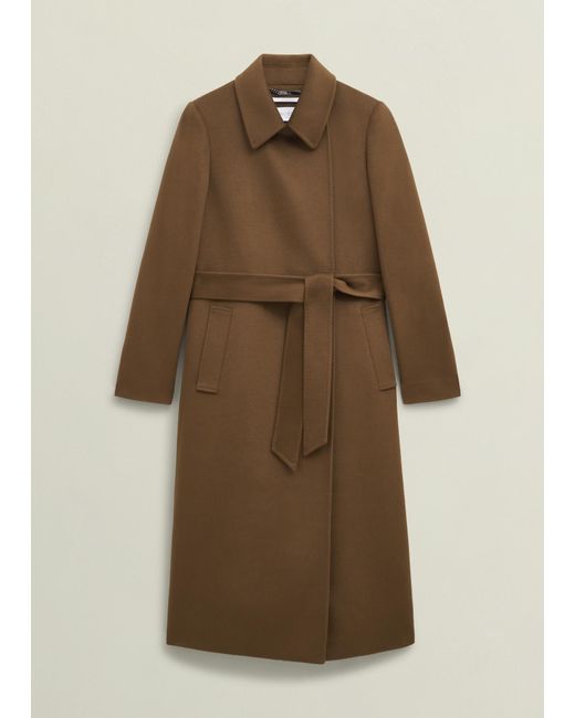 Hobbs Brown Livia Wool Coat