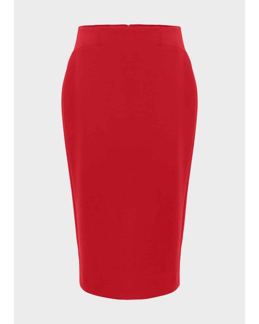 Hobbs Red Brielle Skirt