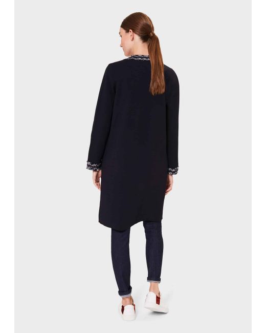 Hobbs Denim Frankie Coatigan in Navy 