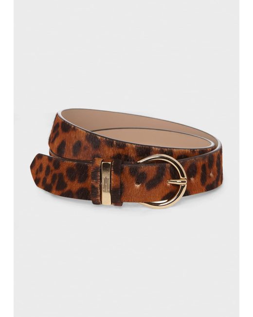 Hobbs White Eugenie Leather Belt
