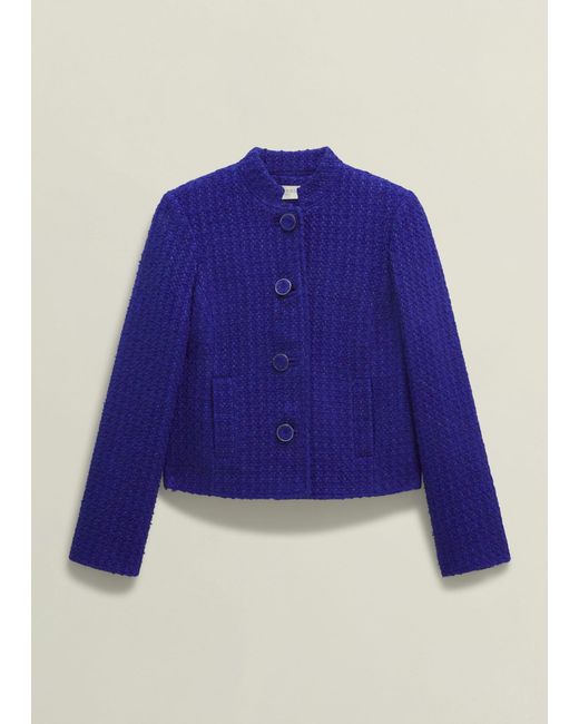 Hobbs Blue Khloe Jacket With Wool