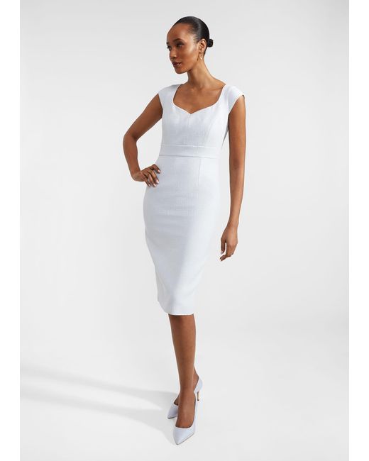 Hobbs Petite Emmaline Dress in White Lyst UK