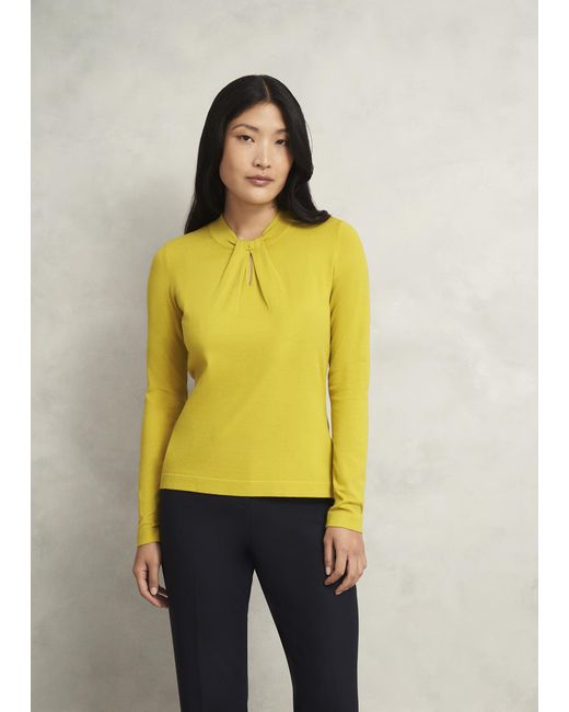 Hobbs Yellow Effie Jumper
