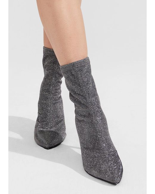 Hobbs Gray Bayley Stretch Sparkle Boots
