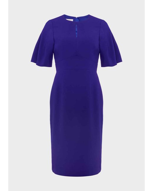 Hobbs Blue Izara Shift Dress