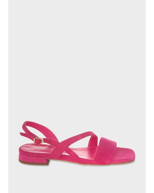 Hobbs Mila Flat Sandal in Pink | Lyst UK