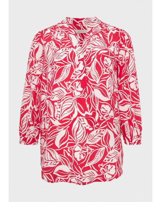 Hobbs Red Essie Printed Blouse