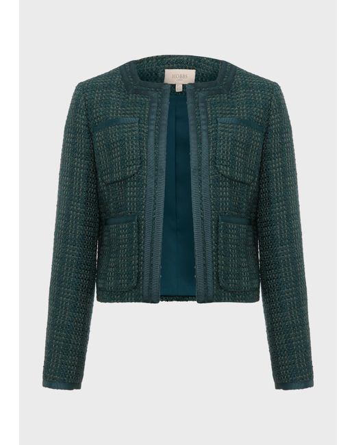 Hobbs Green Estella Tweed Jacket