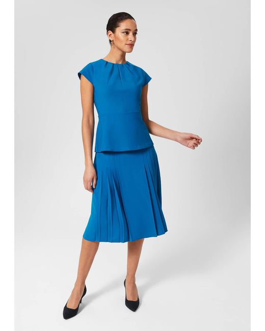 Hobbs Blue Everleigh Skirt