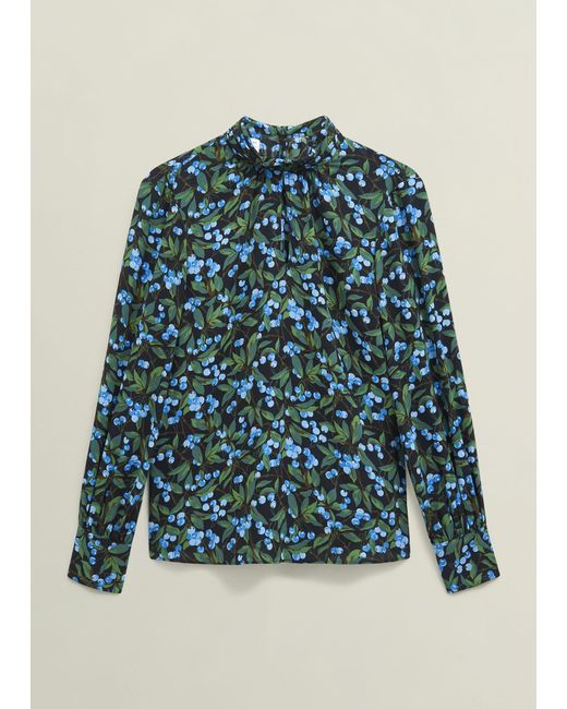 Hobbs Gray Dovestone Blouse