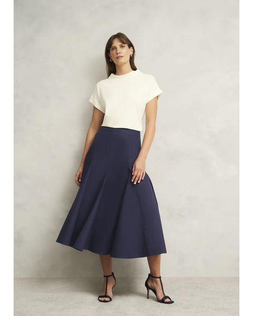 Hobbs Blue Silvia Skirt