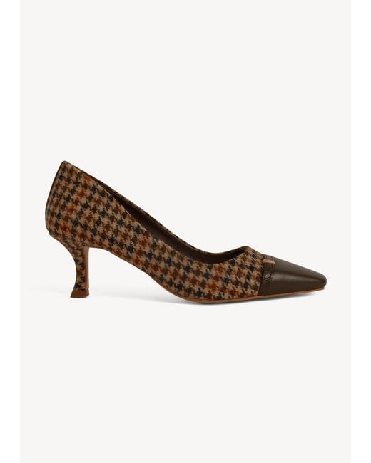 Hobbs Brown Marla Wool And Leather Courts