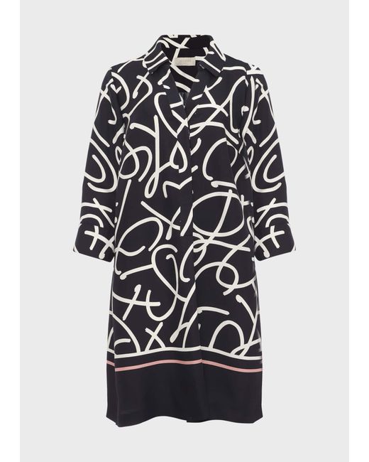 Hobbs White Marina Tunic Dress