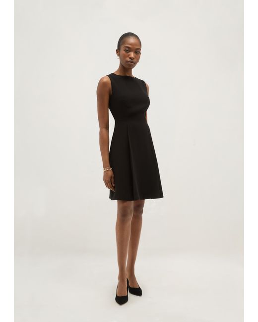 Hobbs Natural Lorna Pleated Dress