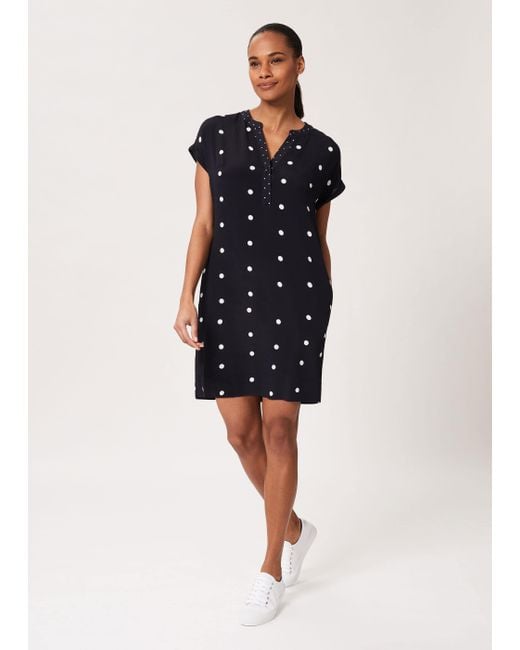 Hobbs Synthetic Cindy Spot Tunic Dress 