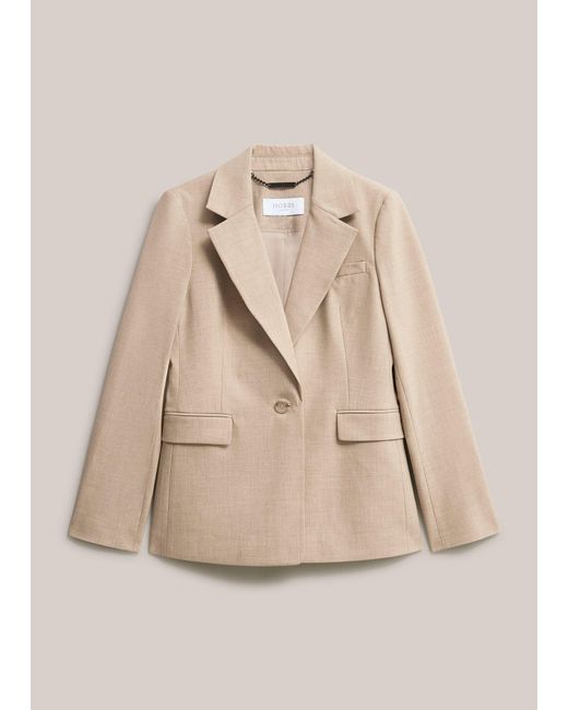 Hobbs Brown Ashleen Single Breasted Jacket