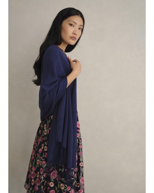Hobbs Blue Matilda Scarf
