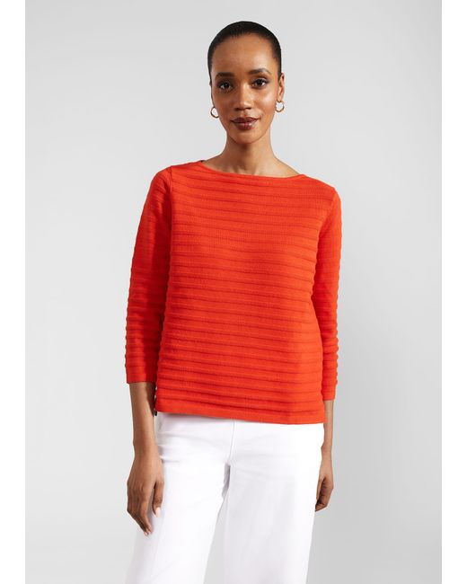 Hobbs Red Nellie Cotton Jumper