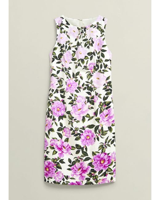Hobbs White Fiona Dress