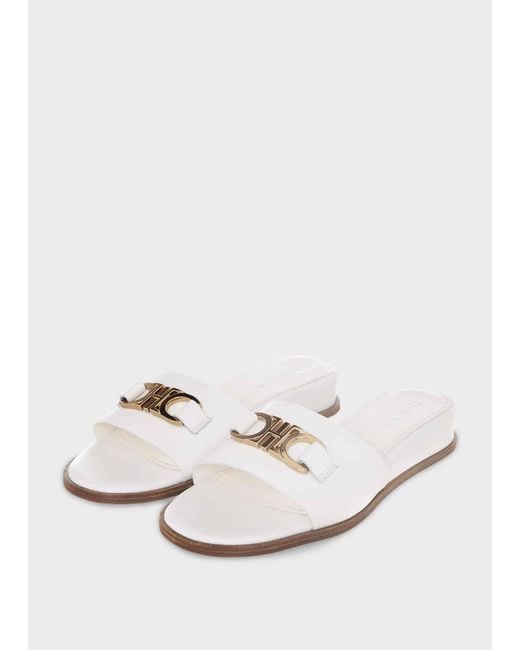 Hobbs White Beatrix Sandal