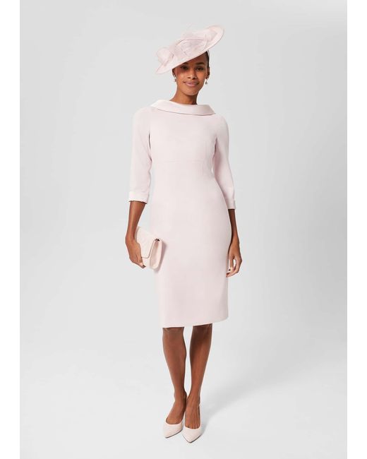 Hobbs White Rhianne Shift Dress