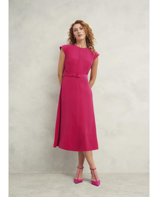 Hobbs Pink Meera Dress