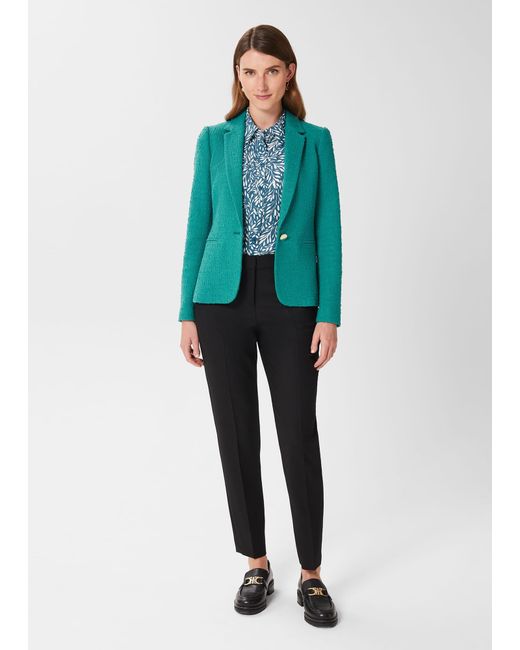 Hobbs Green Amara Textured Jacket