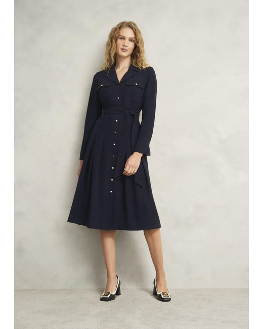 Hobbs Blue Myla Dress