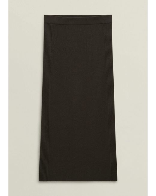 Hobbs White Wentworth Knit Skirt