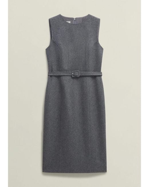 Hobbs Gray Elsie Wool Blend Dress