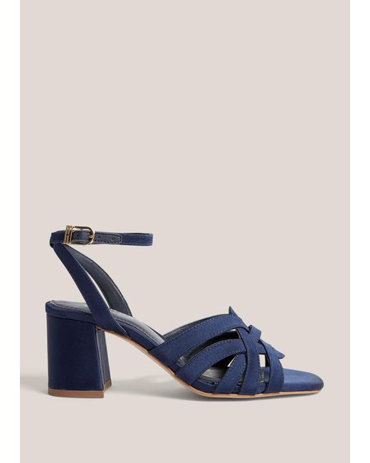 Hobbs Blue Emerson Heeled Sandals