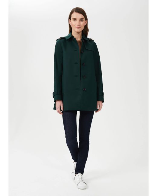 Hobbs Cotton Hooded Chrissie Trench 