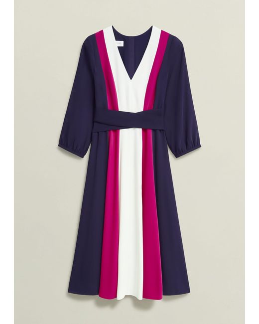 Hobbs Multicolor Cora Colour Block Dress