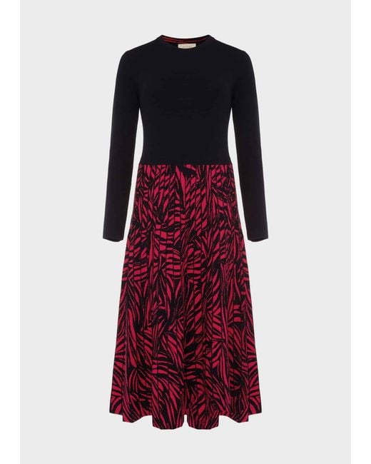 Hobbs Multicolor Harlie Midi Knitted Dress
